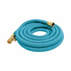 AQUA JOE 5/8 in. Dia. x 50 ft. No-Kink Expandable Garden Hose with Heavy-Duty Brass Valve and Flow Control -Cheap Garden Center Store aqua joe garden hoses ajegh50 76 1000