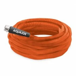 AQUA JOE 3/4 in. Dia x 75 ft. FiberJacket Contractor Grade Hose 20 AQUA JOE 3/4 in. Dia x 75 ft. FiberJacket Contractor Grade Hose -Cheap Garden Center Store aqua joe garden hoses ajfjh75 34 ctr 77 1000