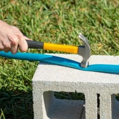 AQUA JOE 5/8 in. Dia x 50 ft. Hybrid Polymer Flex Kink Free Hose -Cheap Garden Center Store aqua joe garden hoses ajpgh50 dws 76 1000