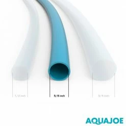 AQUA JOE 5/8 in. Dia x 50 ft. Hybrid Polymer Flex Kink Free Hose -Cheap Garden Center Store aqua joe garden hoses ajpgh50 dws a0 1000