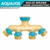 AQUA JOE 4-Way Garden Hose Splitter -Cheap Garden Center Store aqua joe hose connectors aj fs4w 64 1000