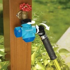 AQUA JOE Multi-Function Outdoor Faucet and Garden Hose Tap Connector 11 AQUA JOE Multi-Function Outdoor Faucet and Garden Hose Tap Connector -Cheap Garden Center Store aqua joe hose connectors sji mfga1 4f 1000