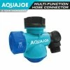 AQUA JOE Multi-Function Outdoor Faucet and Garden Hose Tap Connector 1 AQUA JOE Multi-Function Outdoor Faucet and Garden Hose Tap Connector -Cheap Garden Center Store aqua joe hose connectors sji mfga1 64 1000