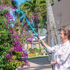 AQUA JOE 53 in. 10-Pattern Telescoping Watering Wand -Cheap Garden Center Store aqua joe nozzles wands aj ww10 t59 1f 1000