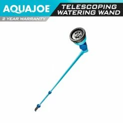 AQUA JOE 53 in. 10-Pattern Telescoping Watering Wand