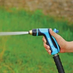 AQUA JOE Indestructible Multi-Function Adjustable Hose Nozzle with Trigger Flow Control -Cheap Garden Center Store aqua joe nozzles wands ajhn105 fa 1000
