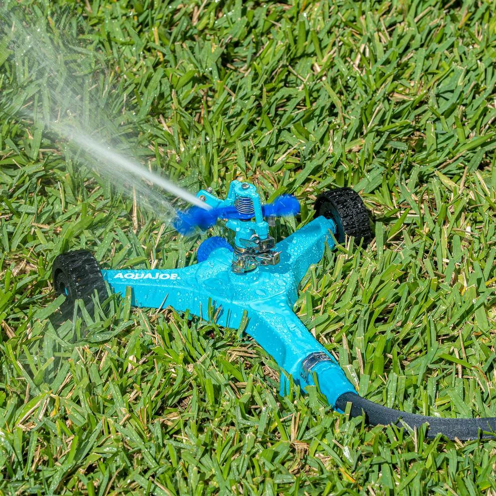 AQUA JOE 6 in. 360° Indestructible Zinc Impulse Sprinkler 11 AQUA JOE 6 in. 360° Indestructible Zinc Impulse Sprinkler - Image 9