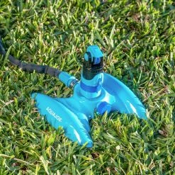 AQUA JOE 4-Pattern 360° Turbo Drive Sprinkler -Cheap Garden Center Store aqua joe oscillating sprinklers aj mssbm 76 1000