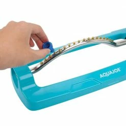 AQUA JOE 4295 sq. ft. Indestructible Metal Base Oscillating Sprinkler -Cheap Garden Center Store aqua joe oscillating sprinklers aj oms18 brs 4f 1000