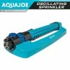 AQUA JOE 4500 sq. ft. Indestructible Metal Base Oscillating Sprinkler -Cheap Garden Center Store aqua joe oscillating sprinklers aj oms18 trb 64 1000