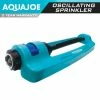 AQUA JOE Indestructible Metal Base Oscillating Sprinkler with Adjustable Spray -Cheap Garden Center Store aqua joe oscillating sprinklers sji oms16 64 1000