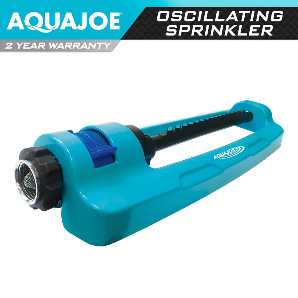 AQUA JOE Indestructible Metal Base Oscillating Sprinkler with Adjustable Spray 3 AQUA JOE Indestructible Metal Base Oscillating Sprinkler with Adjustable Spray