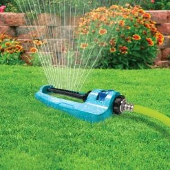 AQUA JOE Indestructible Metal Base Oscillating Sprinkler with Adjustable Spray 21 AQUA JOE Indestructible Metal Base Oscillating Sprinkler with Adjustable Spray -Cheap Garden Center Store aqua joe oscillating sprinklers sji oms16 fa 1000