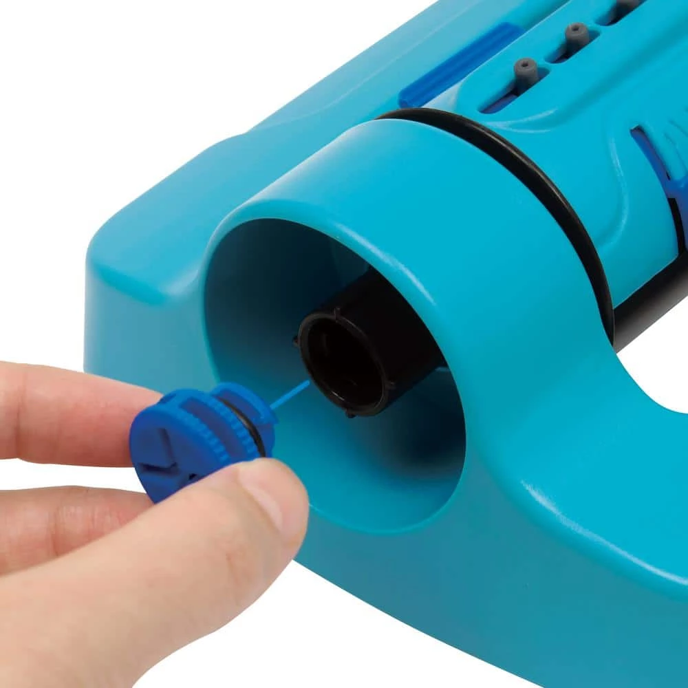 AQUA JOE Turbo Oscillation 3 Way Sprinkler with Range, Width, Flow Control 8 AQUA JOE Turbo Oscillation 3 Way Sprinkler with Range, Width, Flow Control - Image 6