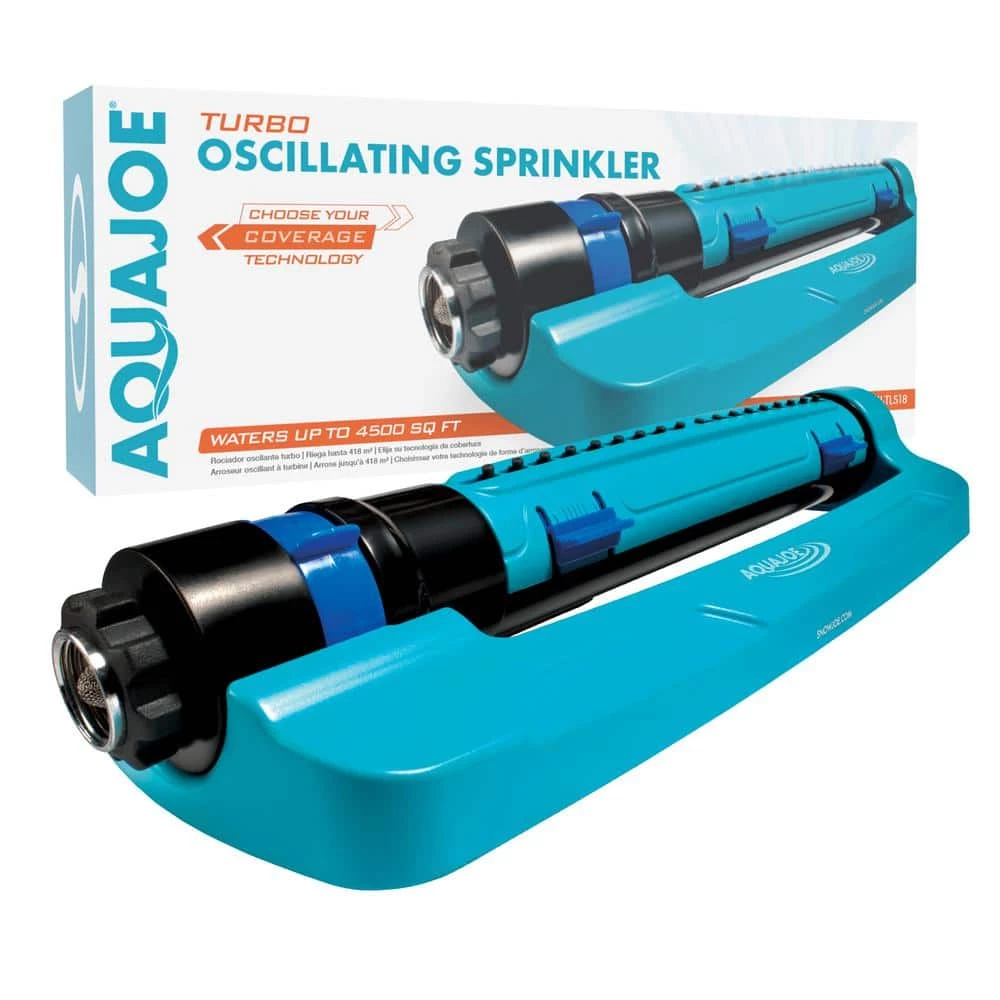 AQUA JOE Turbo Oscillation 3 Way Sprinkler with Range, Width, Flow Control 11 AQUA JOE Turbo Oscillation 3 Way Sprinkler with Range, Width, Flow Control - Image 9