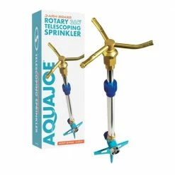 AQUA JOE 360-Degree 3-Arm Brass Rotary Telescoping Sprinkler 11 AQUA JOE 360-Degree 3-Arm Brass Rotary Telescoping Sprinkler -Cheap Garden Center Store aqua joe revolving sprinklers aj istas 44 1000