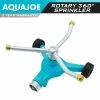 AQUA JOE 8 in. 360° Indestructible 3-Arm Zinc Rotary Sprinkler -Cheap Garden Center Store aqua joe revolving sprinklers aj trswb 64 1000