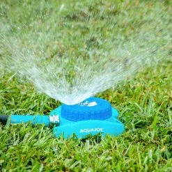 AQUA JOE Indestructible 9-Pattern Metal Turret Sprinkler 15 AQUA JOE Indestructible 9-Pattern Metal Turret Sprinkler -Cheap Garden Center Store aqua joe revolving sprinklers aj tssbm 44 1000