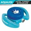 AQUA JOE Indestructible 9-Pattern Metal Turret Sprinkler -Cheap Garden Center Store aqua joe revolving sprinklers aj tssbm 64 1000