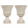 Worth Garden 15 in. (Dia) x 22 in. (H) Beige Plastic Urn Planter (2-Pack) 2 Worth Garden 15 in. (Dia) x 22 in. (H) Beige Plastic Urn Planter (2-Pack) -Cheap Garden Center Store beige worth garden urn planters g803a00 64 1000