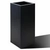 Worth Garden 30 in. Tall Cubical Black Steel Planter -Cheap Garden Center Store black matte worth garden plant pots g875a01 64 1000