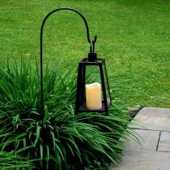 LUMABASE 11 in. Tapered Metal Lantern with LED Candle 21 LUMABASE 11 in. Tapered Metal Lantern with LED Candle -Cheap Garden Center Store blacks lumabase citronella candles torches 90801 31 1000