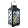 LUMABASE Solar 5.5 in. x 11 in. Tudor Black Lantern 1 LUMABASE Solar 5.5 in. x 11 in. Tudor Black Lantern -Cheap Garden Center Store blacks lumabase citronella candles torches 94001 64 1000