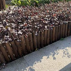 Worth Garden 48 in. L x 8 in. Tall Wooden Landscape Border Edging -Cheap Garden Center Store brown matte worth garden wood edging k619a00 1f 1000