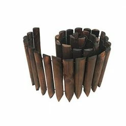 Worth Garden 48 in. L x 8 in. Tall Wooden Landscape Border Edging