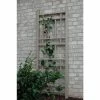 Dura-Trel 75 in. x 28 in. Mocha Vinyl PVC Wellington Trellis -Cheap Garden Center Store browns tans dura trel garden trellises 11173m 64 1000