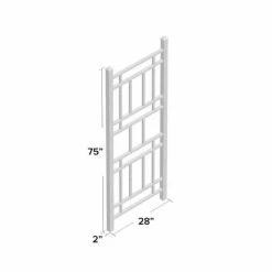 Dura-Trel 75 in. x 28 in. Mocha Vinyl PVC Wellington Trellis 7 Dura-Trel 75 in. x 28 in. Mocha Vinyl PVC Wellington Trellis -Cheap Garden Center Store browns tans dura trel garden trellises 11173m c3 1000