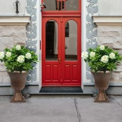 Worth Garden 15 in. (Dia) x 22 in. (H) Gold Color Plastic Urn Planter (2-Pack) 14 Worth Garden 15 in. (Dia) x 22 in. (H) Gold Color Plastic Urn Planter (2-Pack) -Cheap Garden Center Store gold worth garden urn planters g803a03 fa 1000