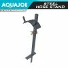 AQUA JOE 125 ft. Capacity Garden Hose Stand with Brass Faucet