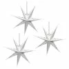 LUMABASE Paper Lantern Silver 7 Point Star (3- Pack) 1 LUMABASE Paper Lantern Silver 7 Point Star (3- Pack) -Cheap Garden Center Store grays lumabase citronella candles torches 87203 64 1000
