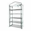 Worth Garden Extra-Wide 40 in. L x 19 in. W x 75 in. H 5-Tier Tall Green Metal Covered Portable Greenhouse 2 Worth Garden Extra-Wide 40 in. L x 19 in. W x 75 in. H 5-Tier Tall Green Metal Covered Portable Greenhouse -Cheap Garden Center Store green matte worth garden plant stands g311a00 64 1000