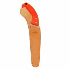Jameson 11 in. Straight Blade Comfort Grip Hand Pruning Saw with Leather Scabbard