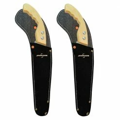 Jameson 11 in. Straight Blade Hand Pruning Saw with Belting Scabbard Wood Handle (2-Pack)