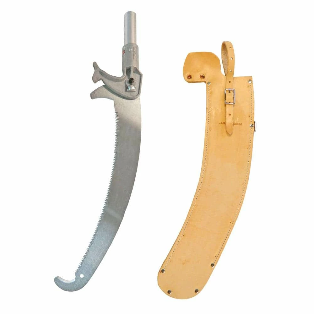 Jameson 16 in. Double Hook Curved Blade with Saw Head and Leather Scabbard 3 Jameson 16 in. Double Hook Curved Blade with Saw Head and Leather Scabbard