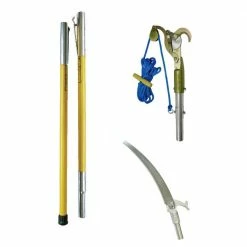 Jameson 1.25 in. Bypass Pruner with 13 in. Pruning Saw and 2 Fiberglass Poles
