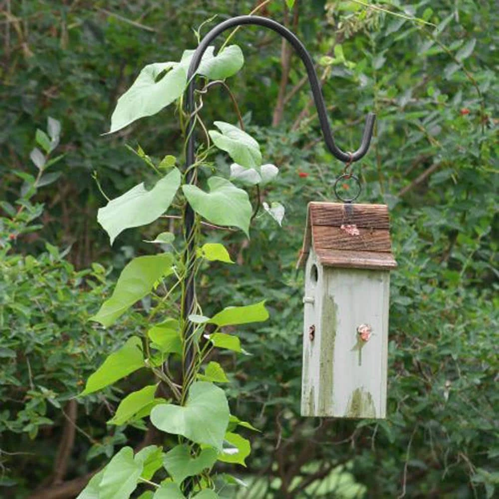 LUMABASE 48 in. Black Metal Shepard's Hook 5 LUMABASE 48 in. Black Metal Shepard's Hook - Image 3