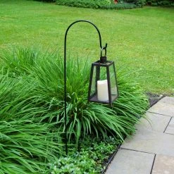 LUMABASE 48 in. Black Metal Shepard's Hook 11 LUMABASE 48 in. Black Metal Shepard's Hook -Cheap Garden Center Store lumabase shepherd s hooks 91901 fa 1000