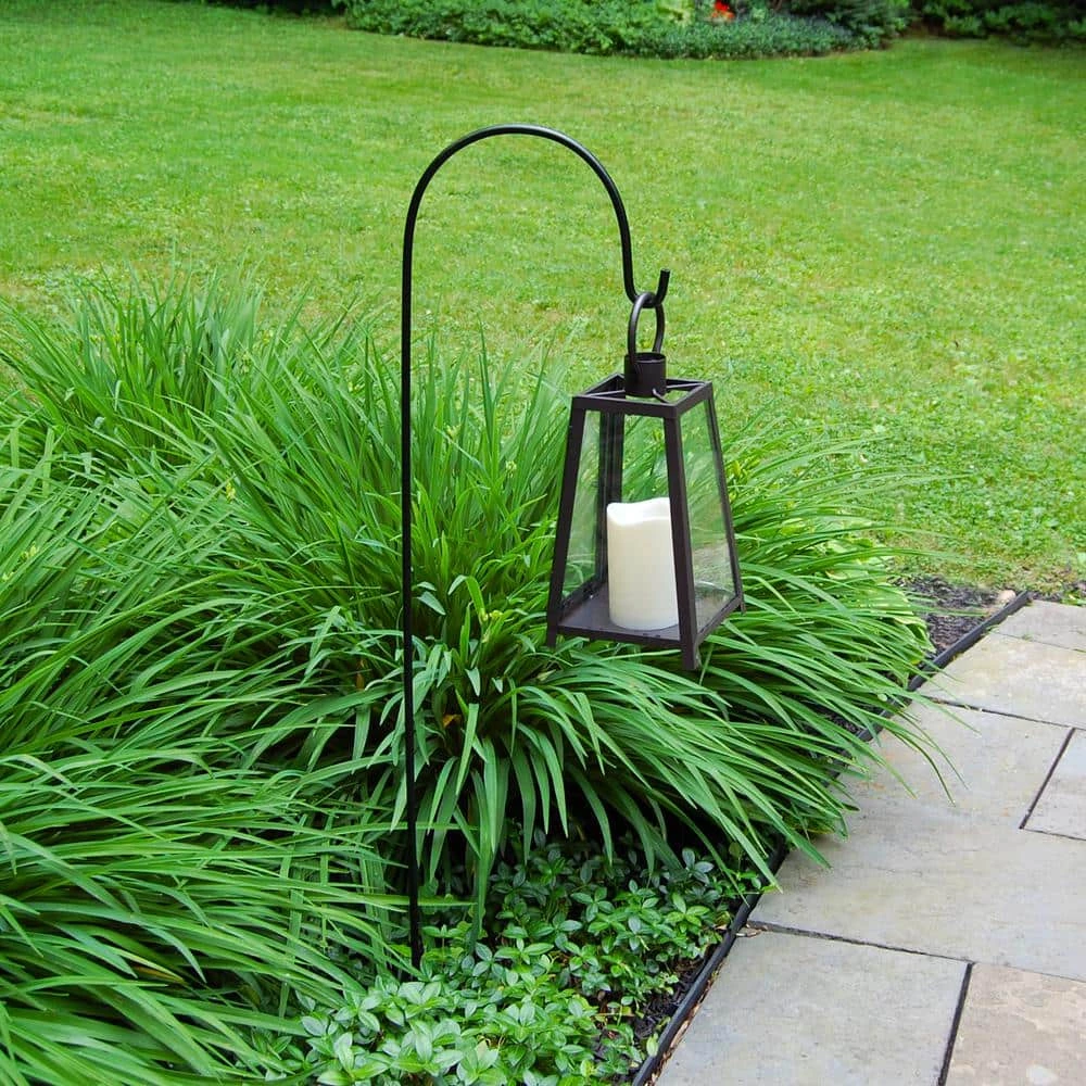 LUMABASE 48 in. Black Metal Shepard's Hook 7 LUMABASE 48 in. Black Metal Shepard's Hook - Image 5