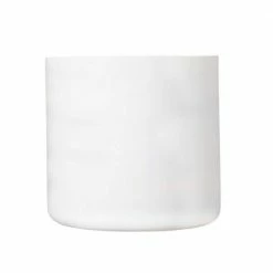 United Nursery 10 in. Matte White Fiberglass Houseplant Decor Pot