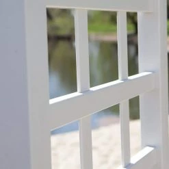 Dura-Trel 85 in. x 64 in. x 28 in. Mocha Vinyl PVC Providence Arbor -Cheap Garden Center Store mocha dura trel arbors 11178m 1f 1000