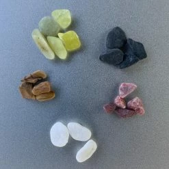 OnlinePlantCenter OPC 0.83 cu. ft. 3 mm to 5 mm 5-Color Mixed Pebble Rock -Cheap Garden Center Store onlineplantcenter bagged landscape rocks 5colmxstn4lb 4f 1000