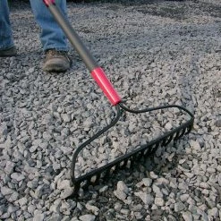 Razor-Back 60.75 in. Fiberglass Handle15-Tine Forged Steel Bow Rake -Cheap Garden Center Store razor back landscaping rakes 2853900 1d 1000