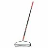 Razor-Back 60.75 in. Fiberglass Handle15-Tine Forged Steel Bow Rake