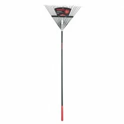Razor-Back 51 in. Fiberglass Handle 24-Tine Steel Rake