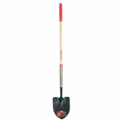 Razor-Back 48 in. Wood Handle Round Point Shovel