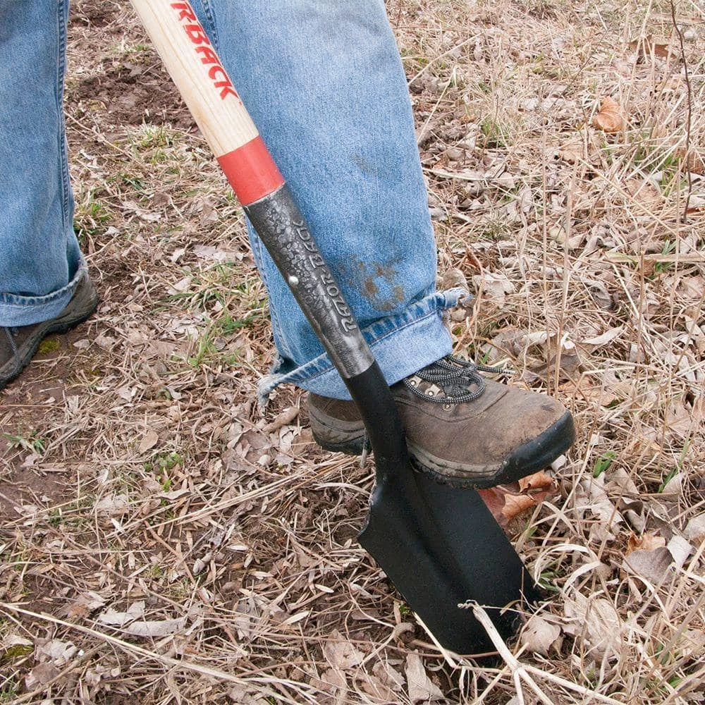 Razor-Back 16 in. Wood Handle Drain Spade 4 Razor-Back 16 in. Wood Handle Drain Spade - Image 2